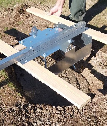 gabarit de pose portail battant alu