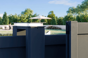 lanterne clignotante du portail coulissant Portaleco