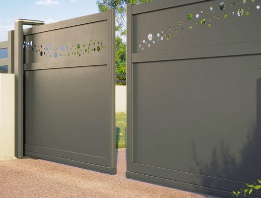 twinslide aluminium composite portail coulissant autoportant Portaleco