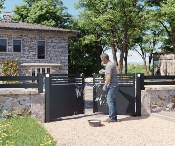 Entretenir son portail coulissant ou battant en aluminium format 600x500