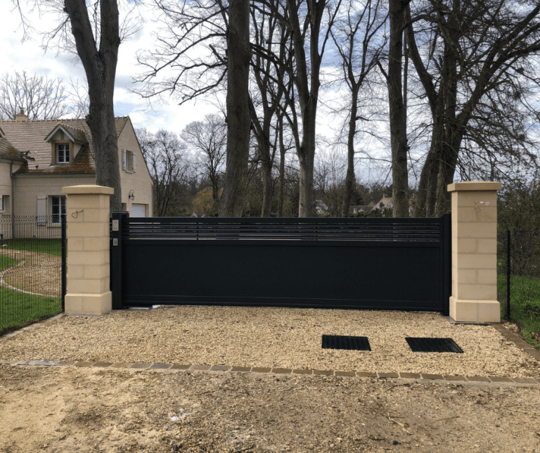 Kit portail coulissant en aluminium