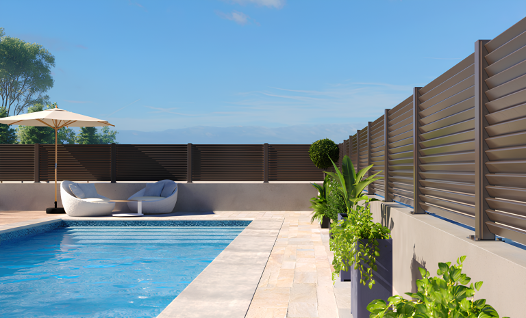 Cloture aluminium portaleco