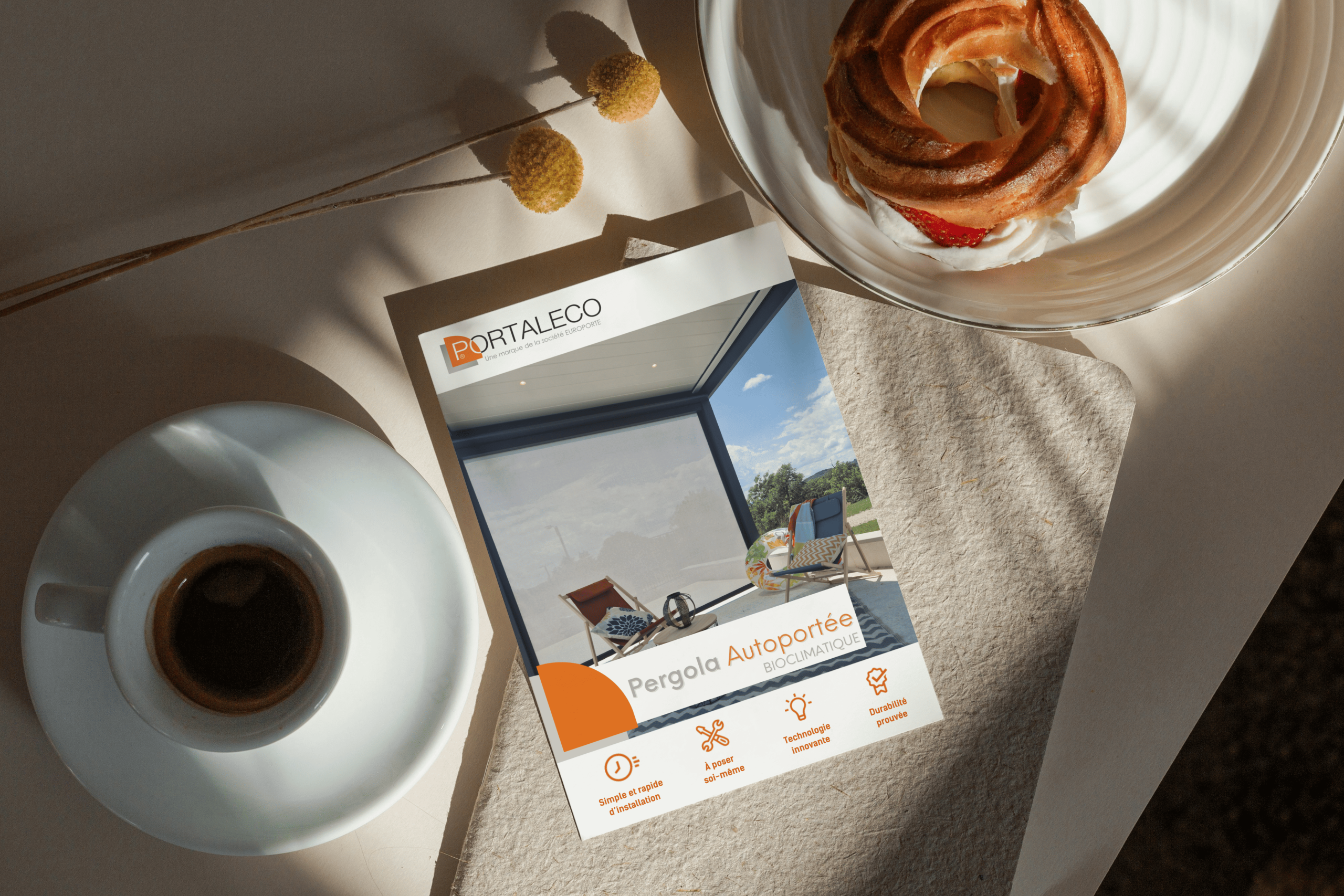 Fiche produit pergola autoportée portaleco