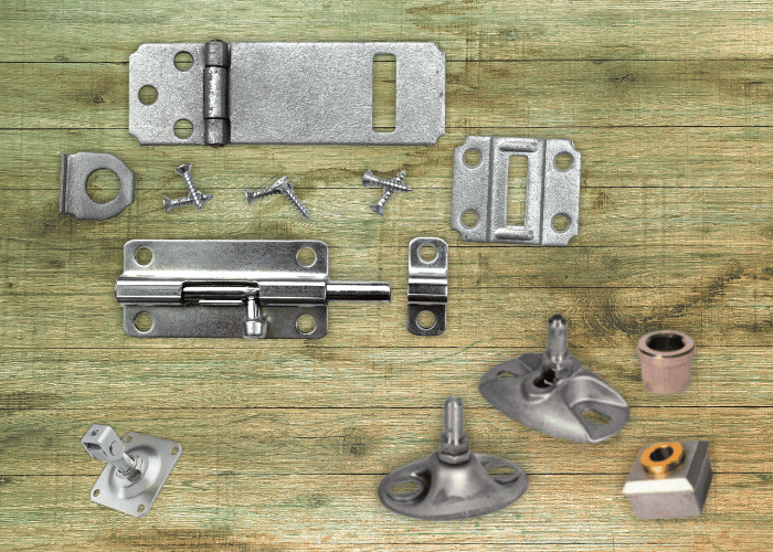 Exemple composition kit fixation portail battant