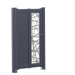 Portillon design Laserline vertical